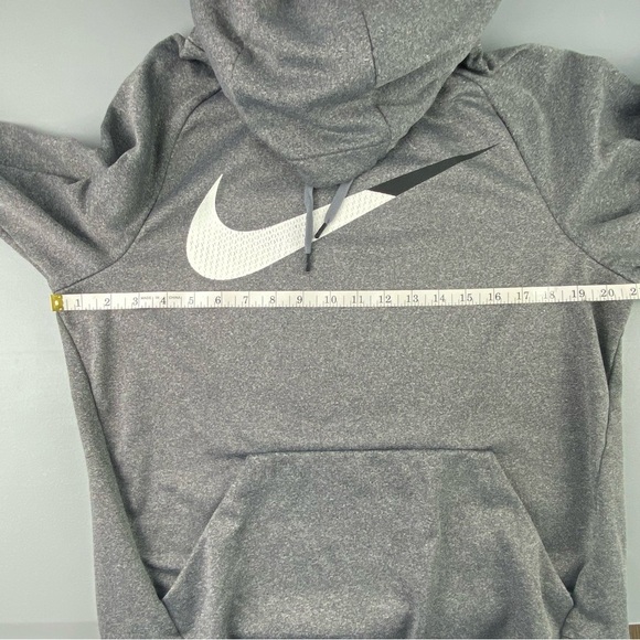 Nike Dri Fit Gray Long Sleeve Athletic Hoodie Men's size Small - Picture 7 of 10